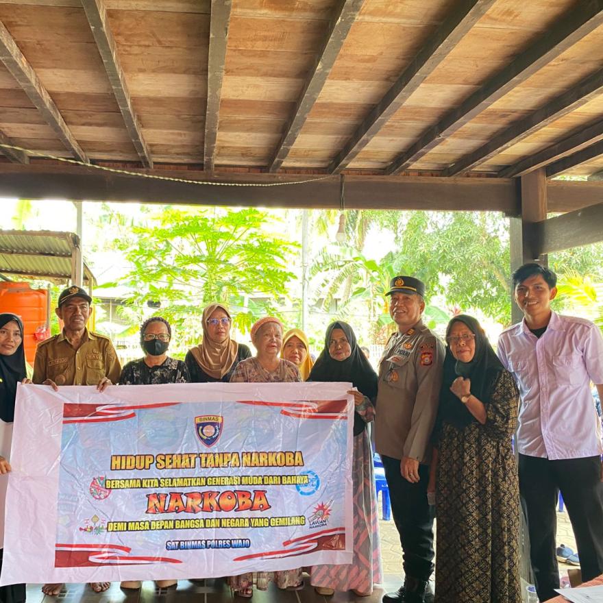 Sosialisasi Sat Binmas Polres Wajo 